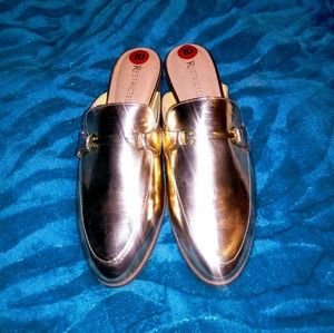 Rose Gold Colored Mules